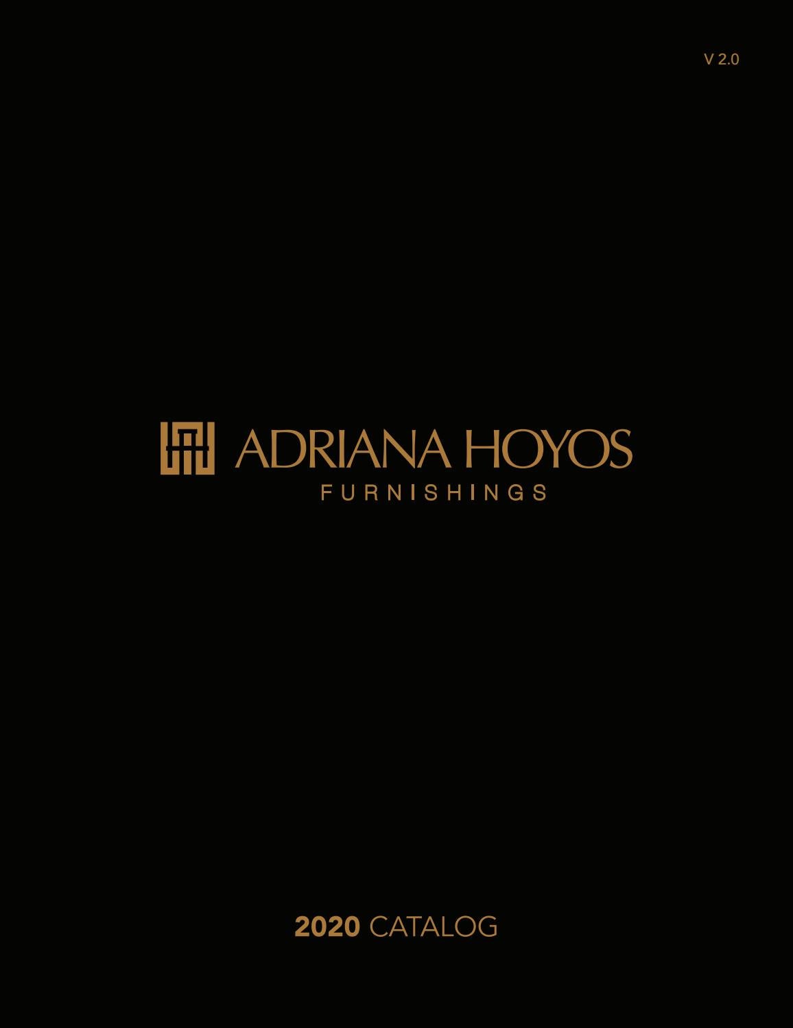 ADRIANA HOYOS FURNISHINGS CATALOG 2020 by adrianahoyos - Issuu