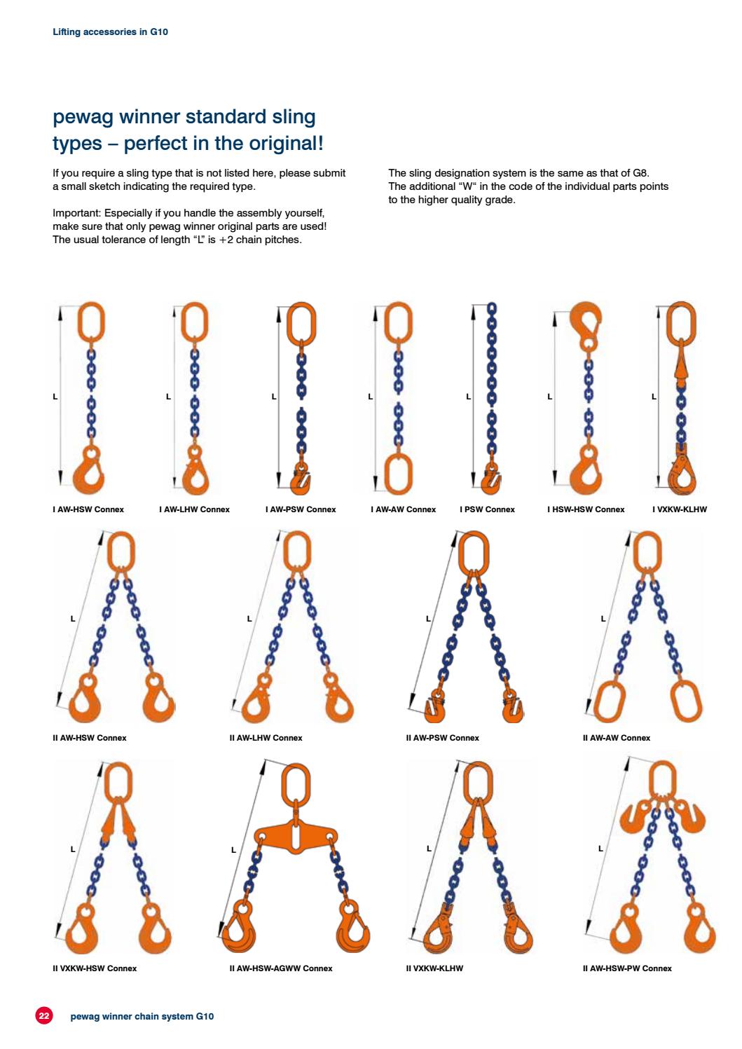 pewag winner Chain system in G10 catalog by pewag Issuu