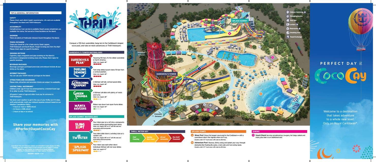 A7 ココバット A TOURIST GUIDE TO COCOBAT+MICH Perfect Day at CocoCay 2020 map by Royal Caribbean Blog - Issuu