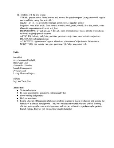 Middle School Language Curriculum By The Lovett School Issuu