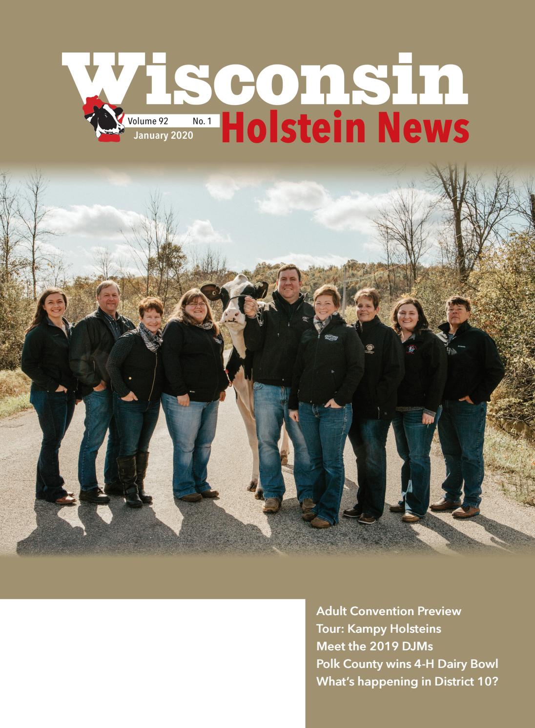 Wisconsin Holstein News January 2020 by Wisconsin Holstein News Issuu