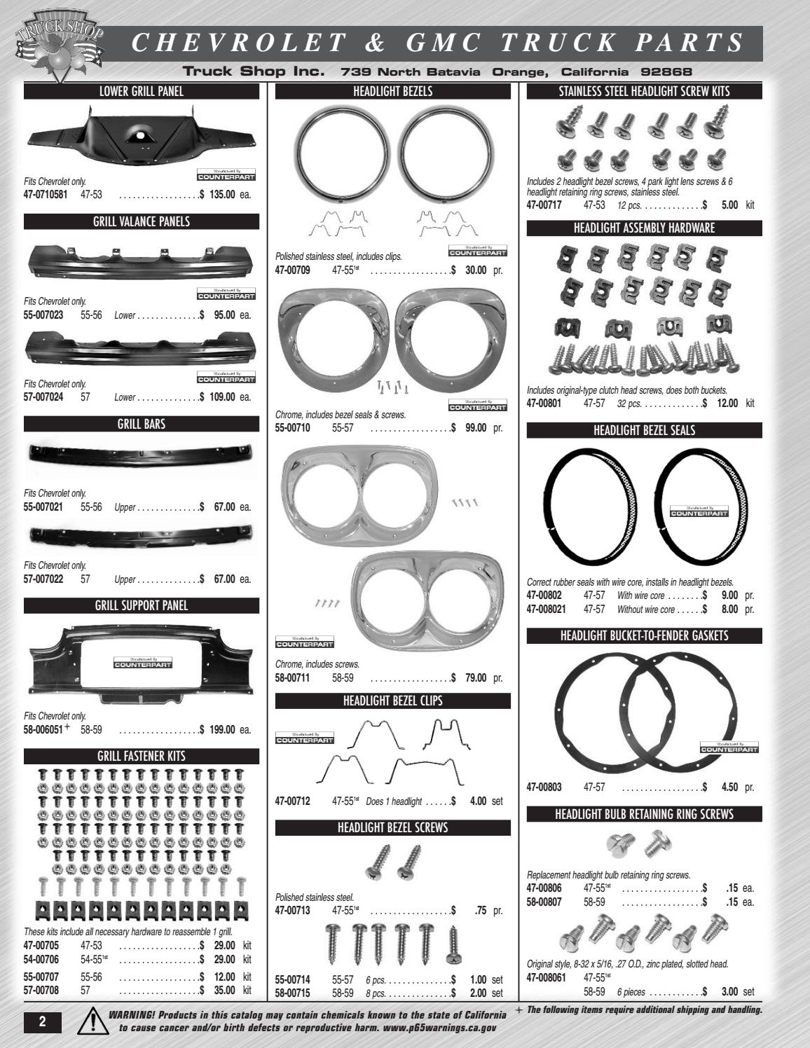 chrome light bezels on Ts 47 59 13 Web By Truck Car Shop Issuu