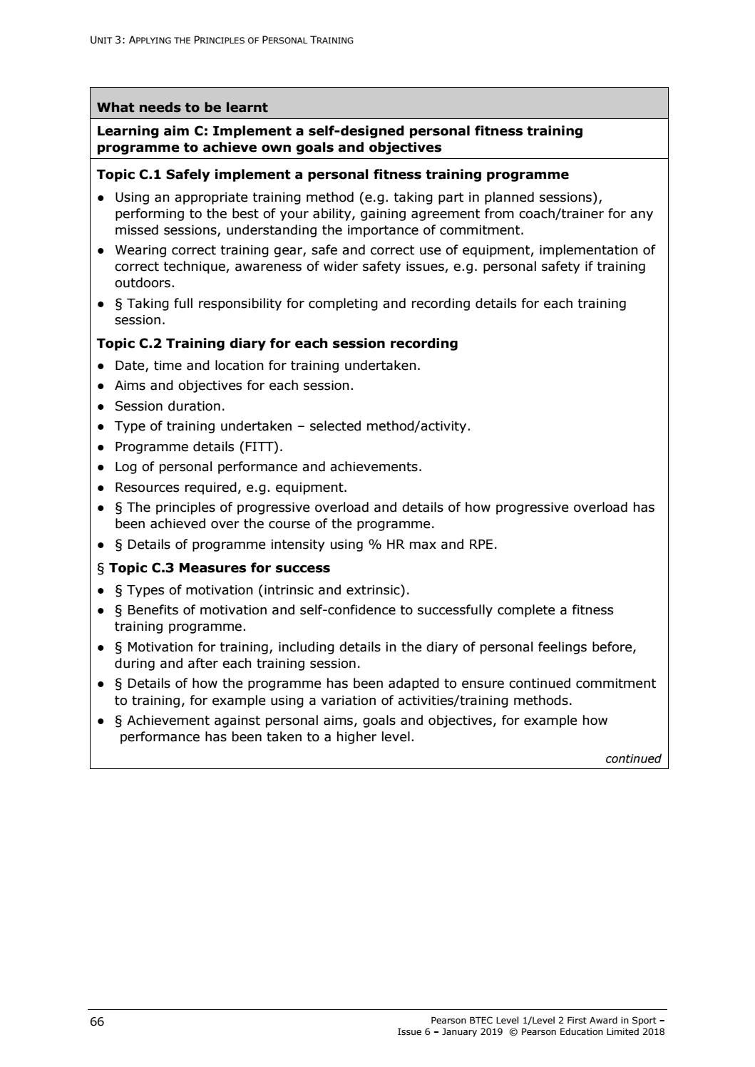 GCSE Sport Specification by Ullswater Community College Issuu