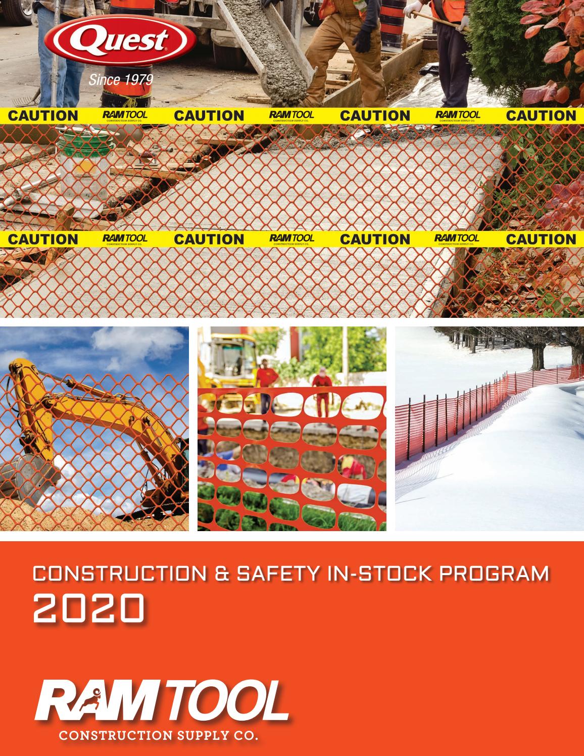 Quest Construction & Safety InStock Program by Ram Tool Construction