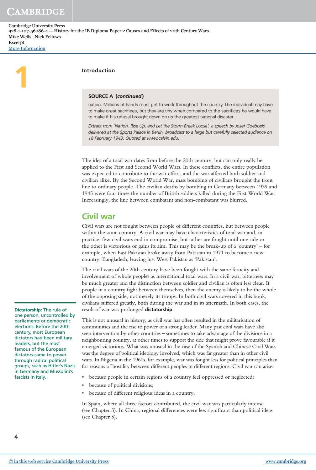 History for the IB Diploma: Paper 2: Causes and Effects of 20th Century ...