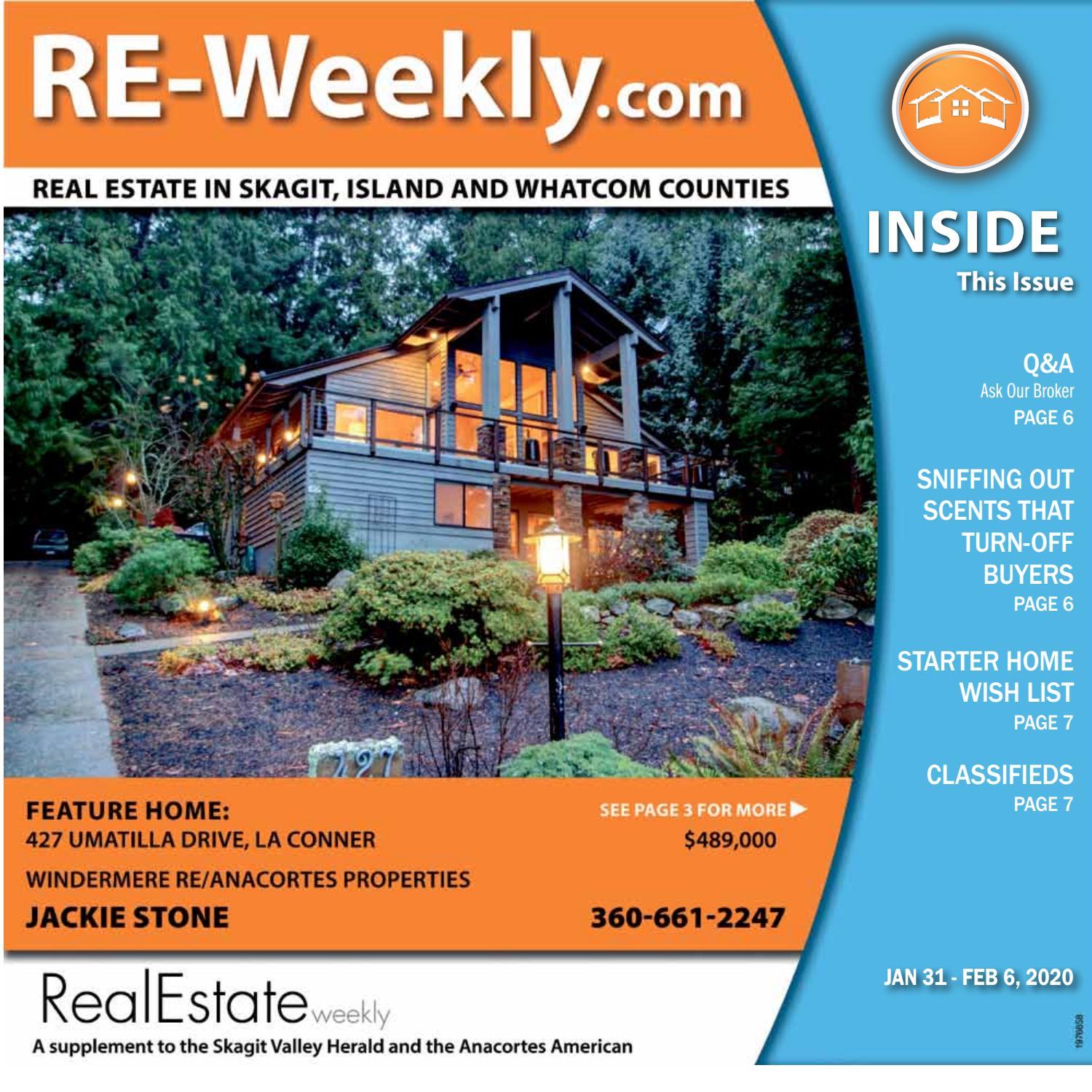 Real Estate Weekly January 31, 2020 by Skagit Publishing Issuu