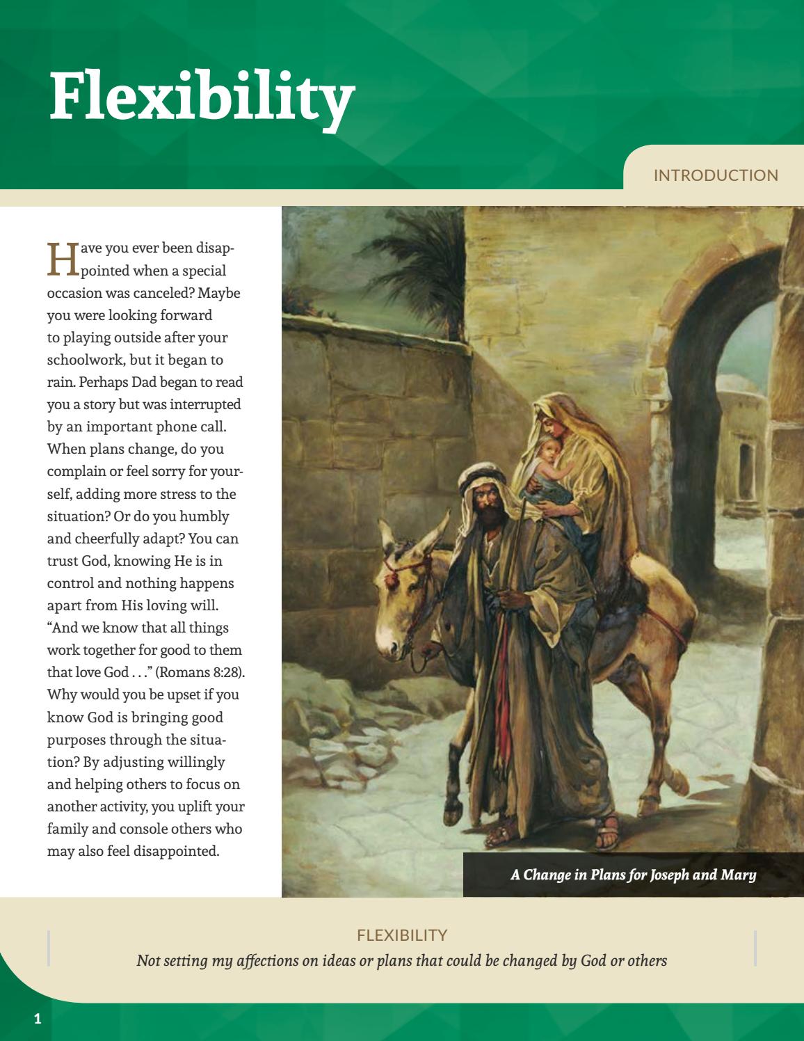 Bible Lessons On Flexibility Bible Lessons On Flexibility