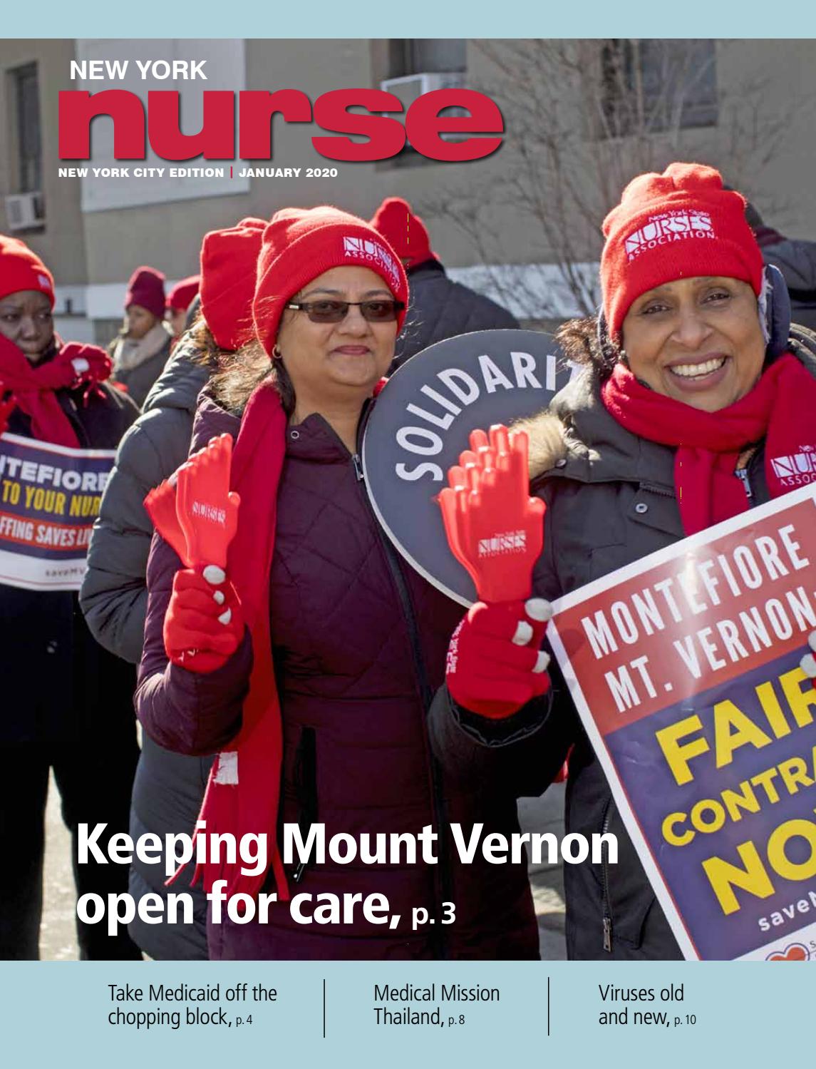 NY Nurse January [New York City] by New York State Nurses Association -  Issuu
