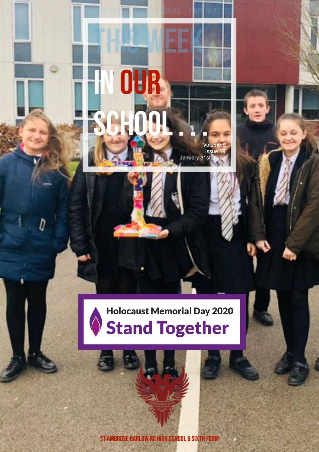 St. Ambrose Barlow Weekly Newsletter Vol. 5 Issue 19 January 31st 2020