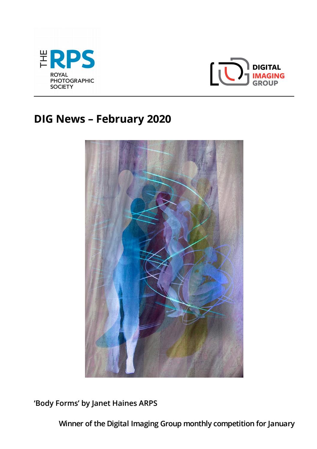 RPS Digital Imaging Group News February 2020 by Royal Photographic