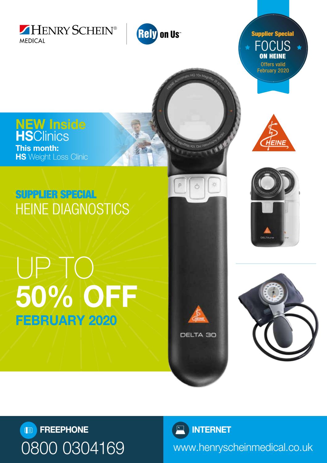 Henry Schein Medical February sales flyer 2020 by henryscheinmedicalUK