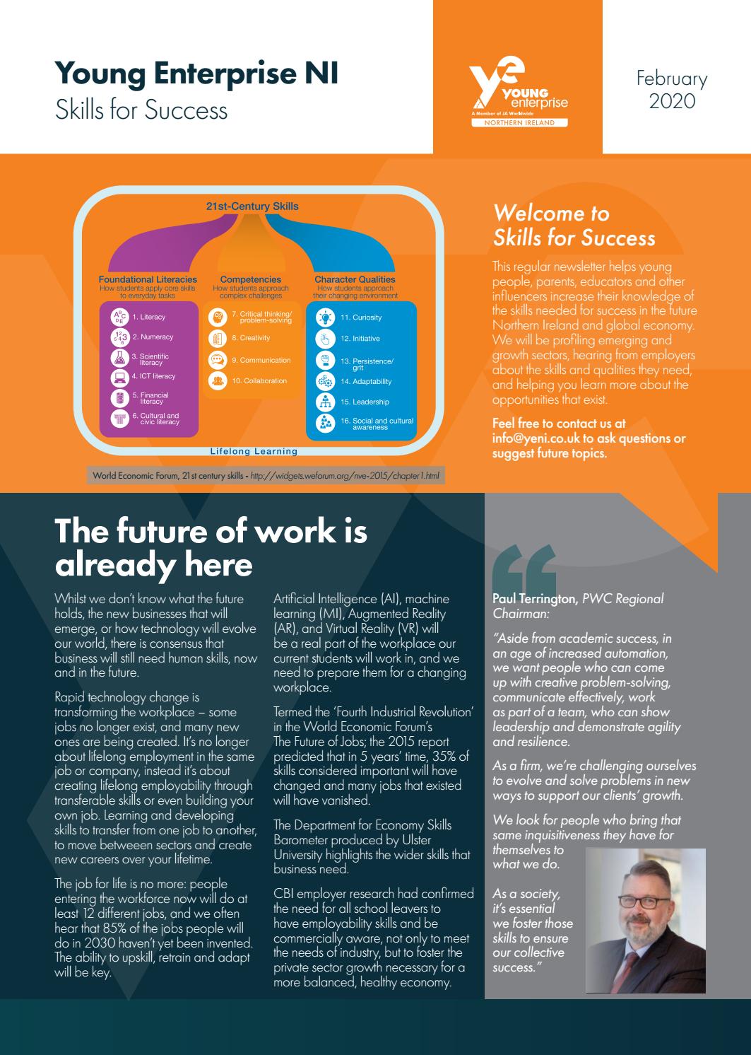 Young Enterprise Skills for Success by YoungEnterpriseNI Issuu