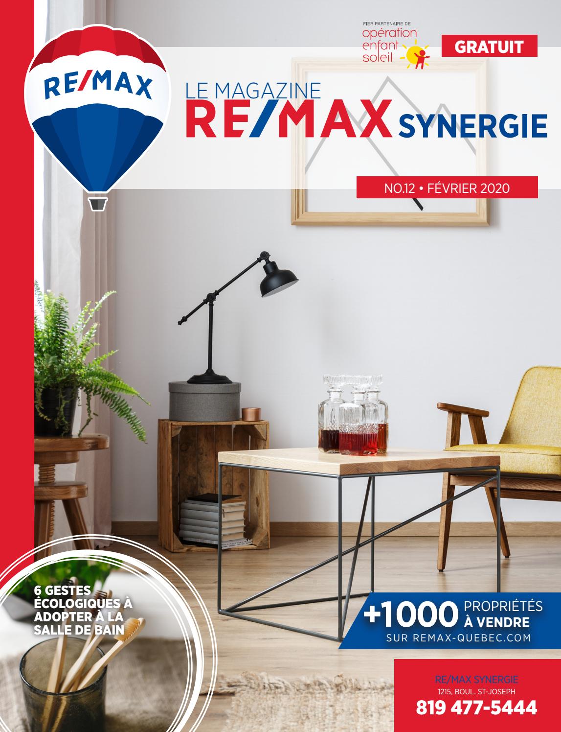 Magazine RE/MAX Synergie édition février 2020 by Zig21 Issuu
