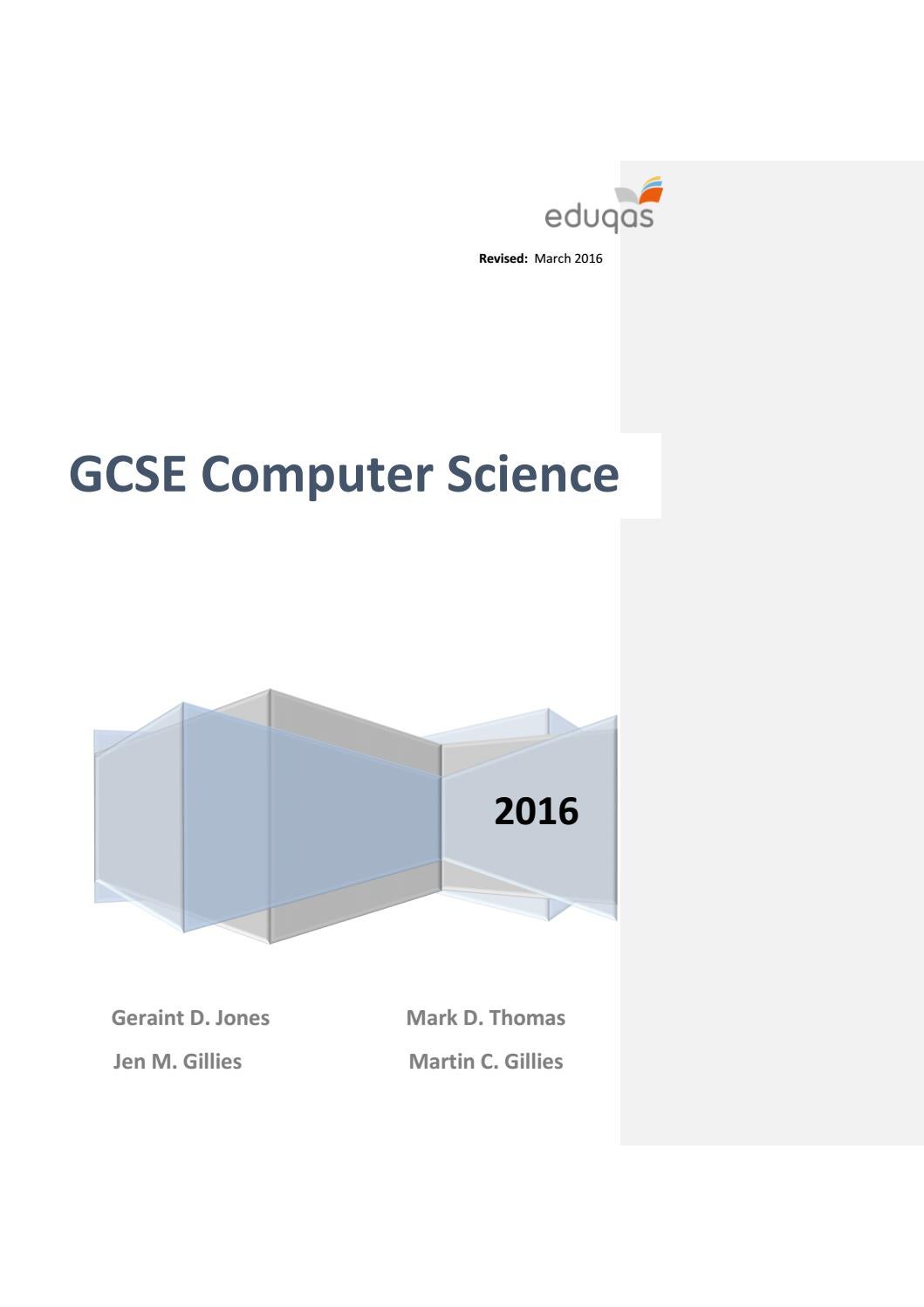 GCSE Computer Science by Ullswater Community College - Issuu