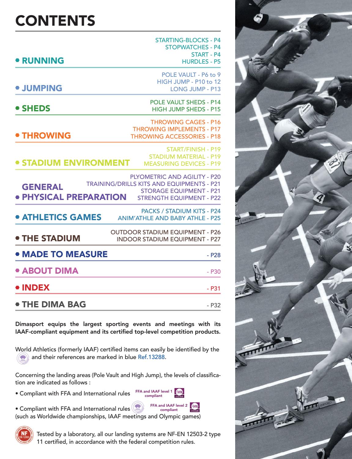 Track and Field and athletic equipment by DIMASPORT Issuu
