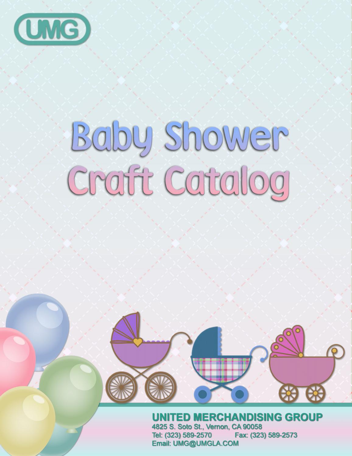 UMG BABY SHOWER CRAFT CATALOG by United Merchandising Group - Issuu