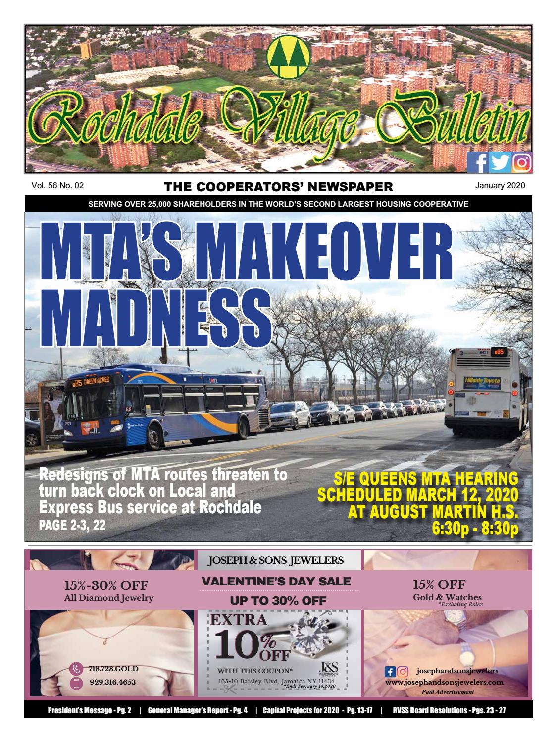 Rochdale Village Bulletin Newspaper January 2020 Edition by Rochdale