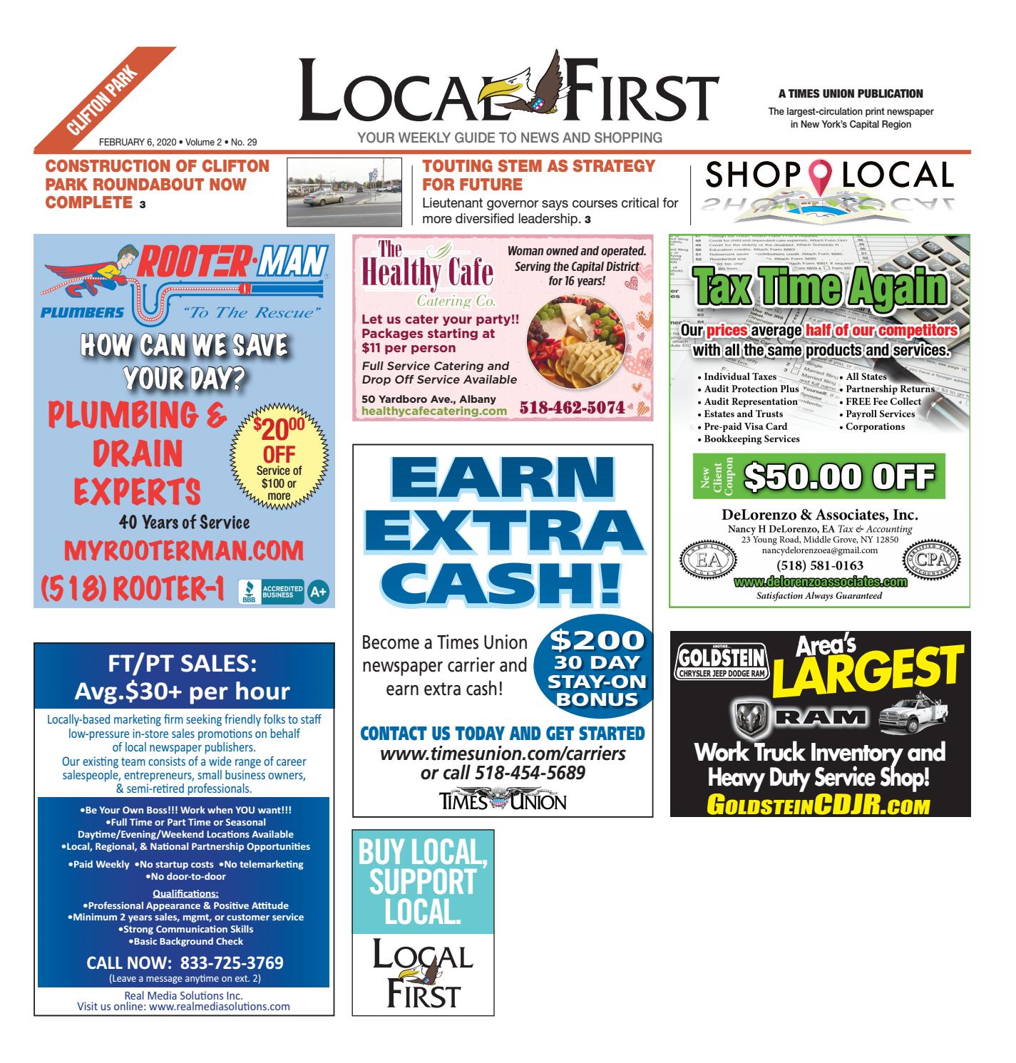 Local First Clifton Park 020620 by Capital Region Weekly Newspapers Issuu
