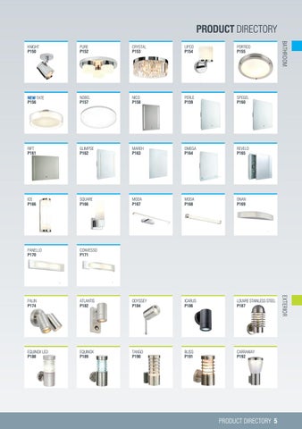 Lighting Edition 11 灯饰目录 · Saxby 第 6 页