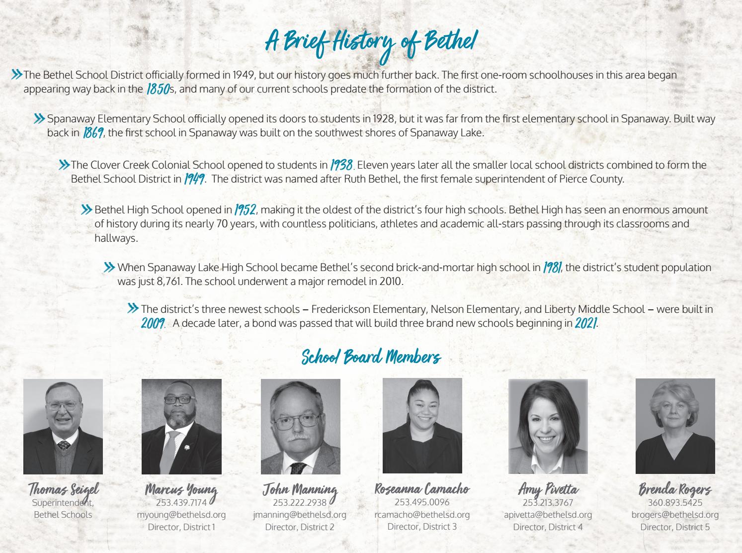 Bethel School District Calendar by Bethel Schools - Issuu