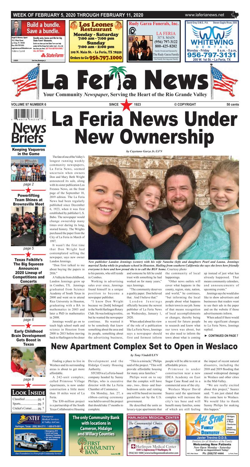 La Feria News February 5, 2020 by La Feria News Issuu