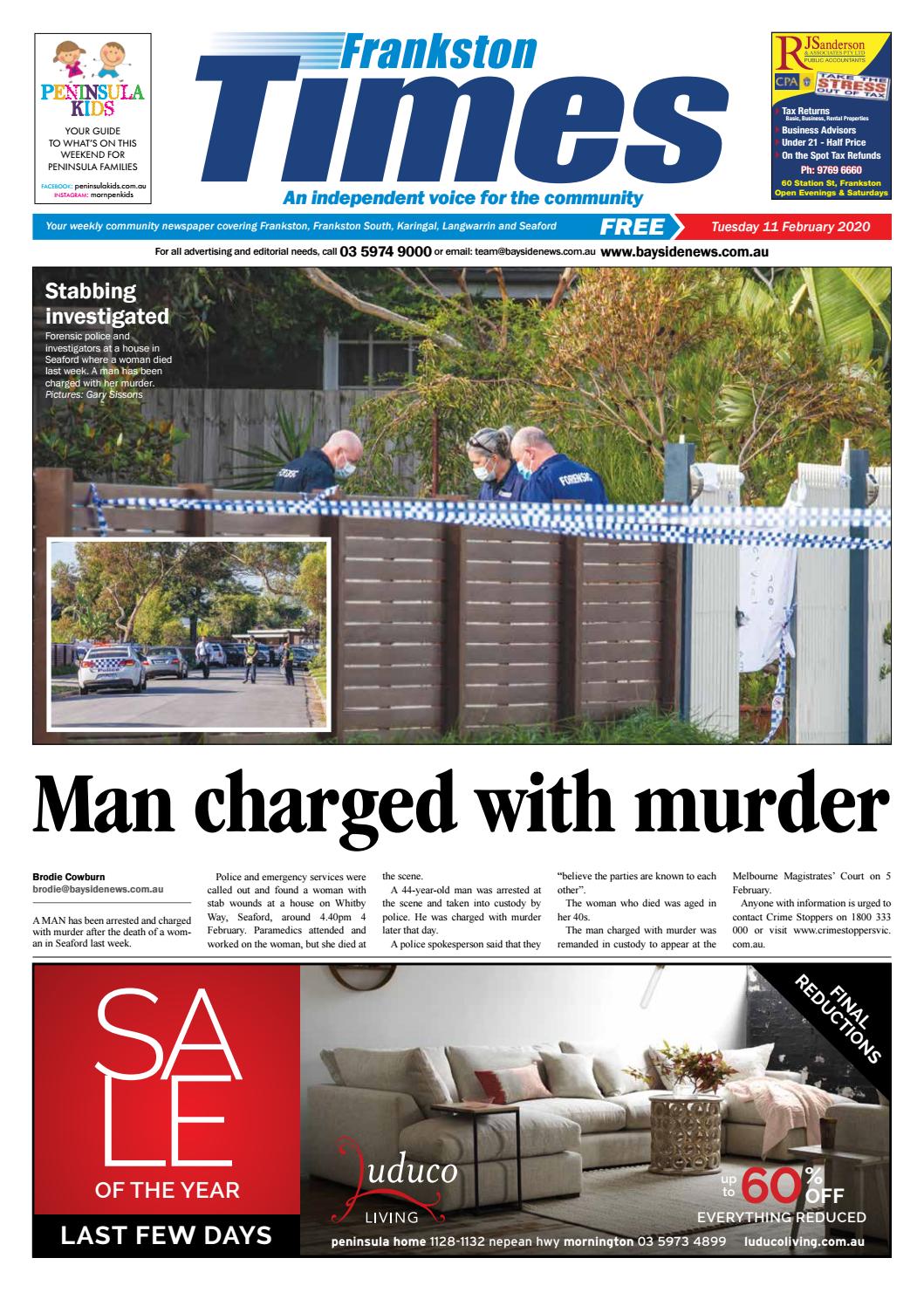 Frankston Times 11 February 2020 by Mornington Peninsula News Group Issuu