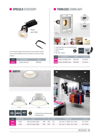 Lighting - Trade Essentials 1 灯饰目录 · Saxby 第 12 页