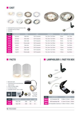 Lighting - Trade Essentials 1 灯饰目录 · Saxby 第 13 页