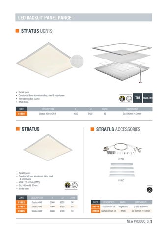 Lighting - Trade Essentials 1 灯饰目录 · Saxby 第 4 页