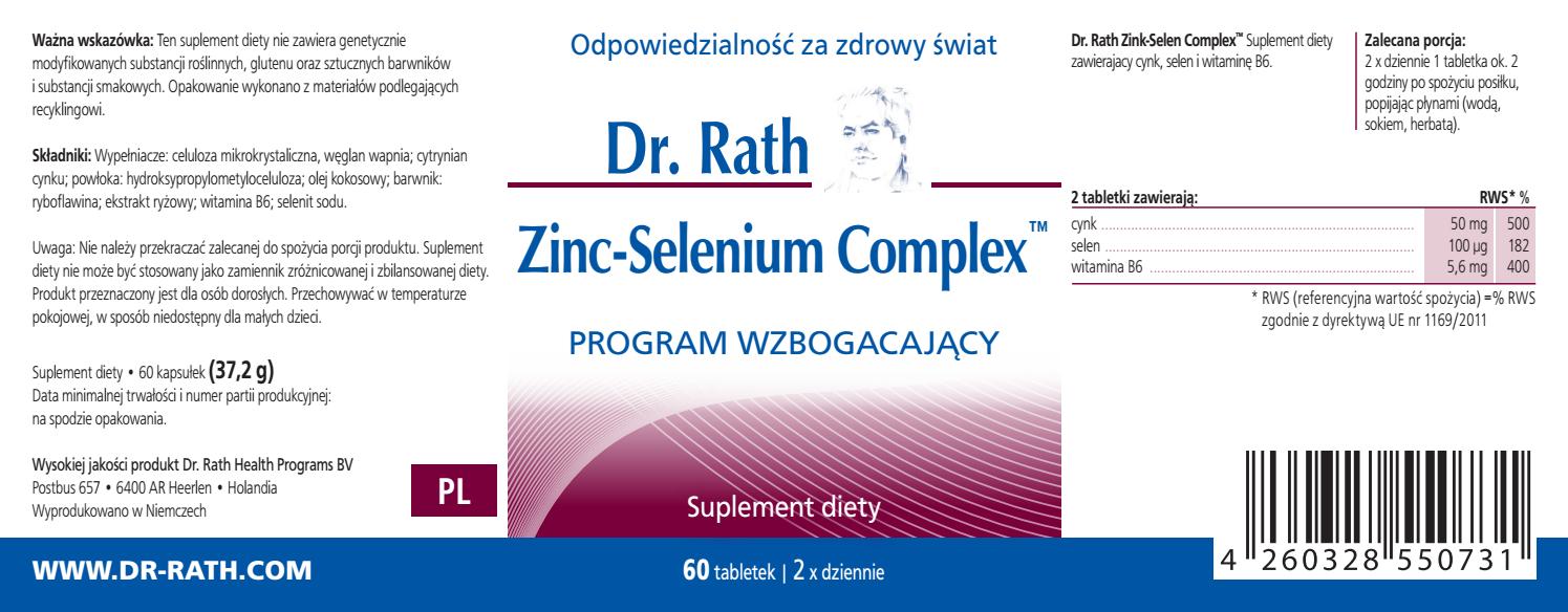 ZINKSELENIUM COMPLEX LABEL PL by Dr. Rath Health Programs Issuu