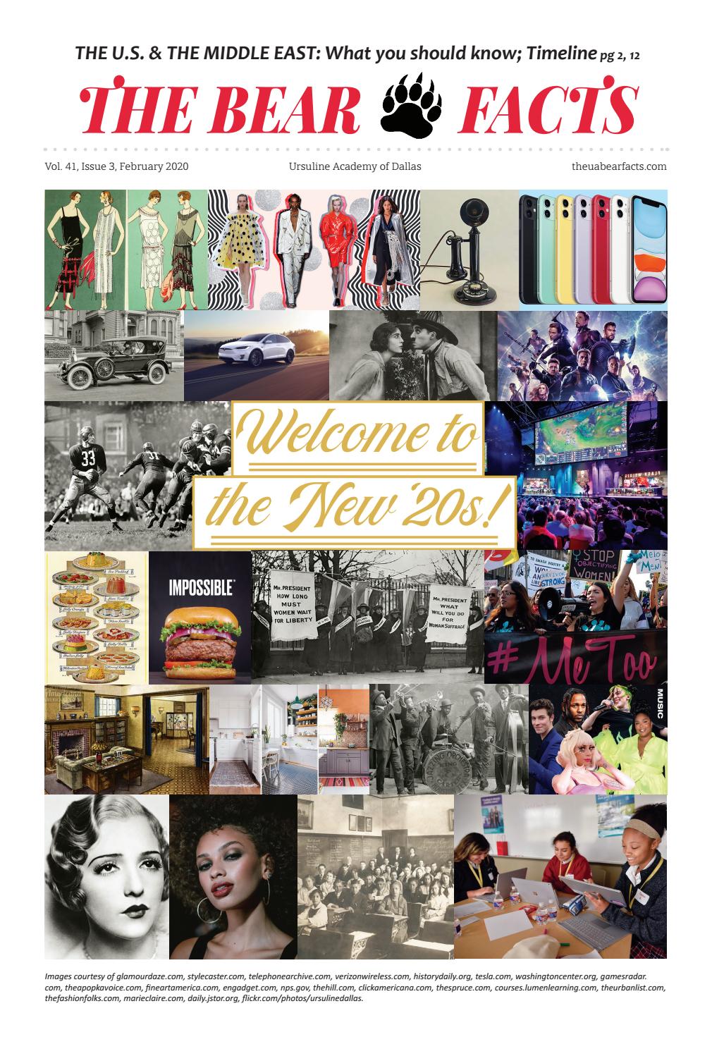 The Bear Facts February 2020 by Ursuline Academy of Dallas - issuu