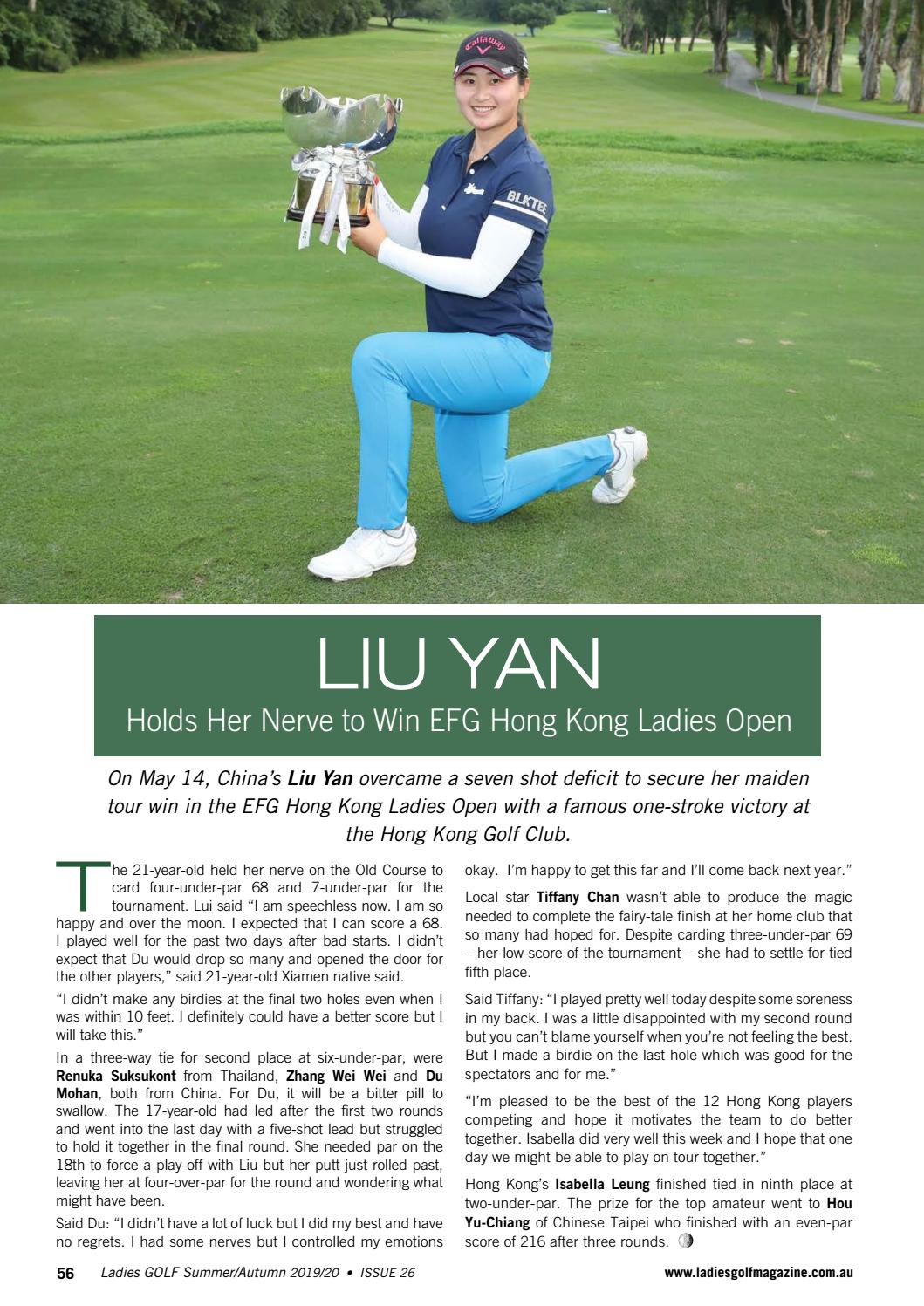Ladies GOLF Magazine Summer/Autumn 2019/2020 Issue 26 by Cathryn