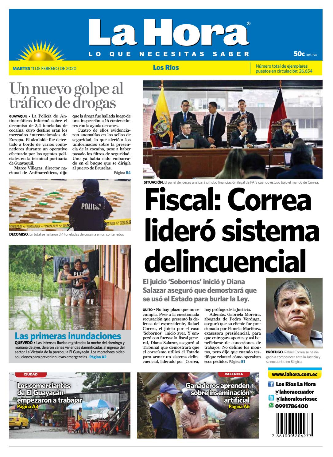 Los Rios 11 De Febrero De 2020 By Diario La Hora Ecuador Issuu