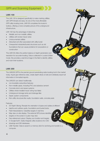 Traxx GPR and Scanning Equipment - 家具目录 Section 第 4 页
