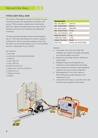 Traxx Wall and Wire Saws - 家具目录 Section 第 2 页