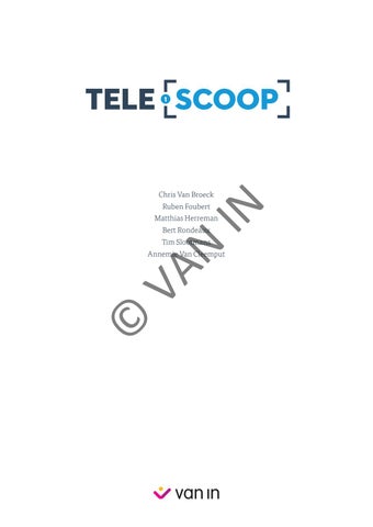 TeleScoop 1 inkijkexemplaar by VAN IN - Issuu