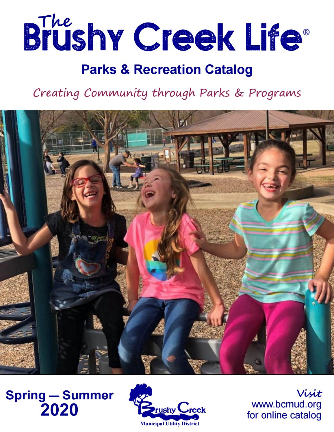 Brushy Creek Spring Summer 2020 Program Catalog by Brushy Creek MUD Issuu