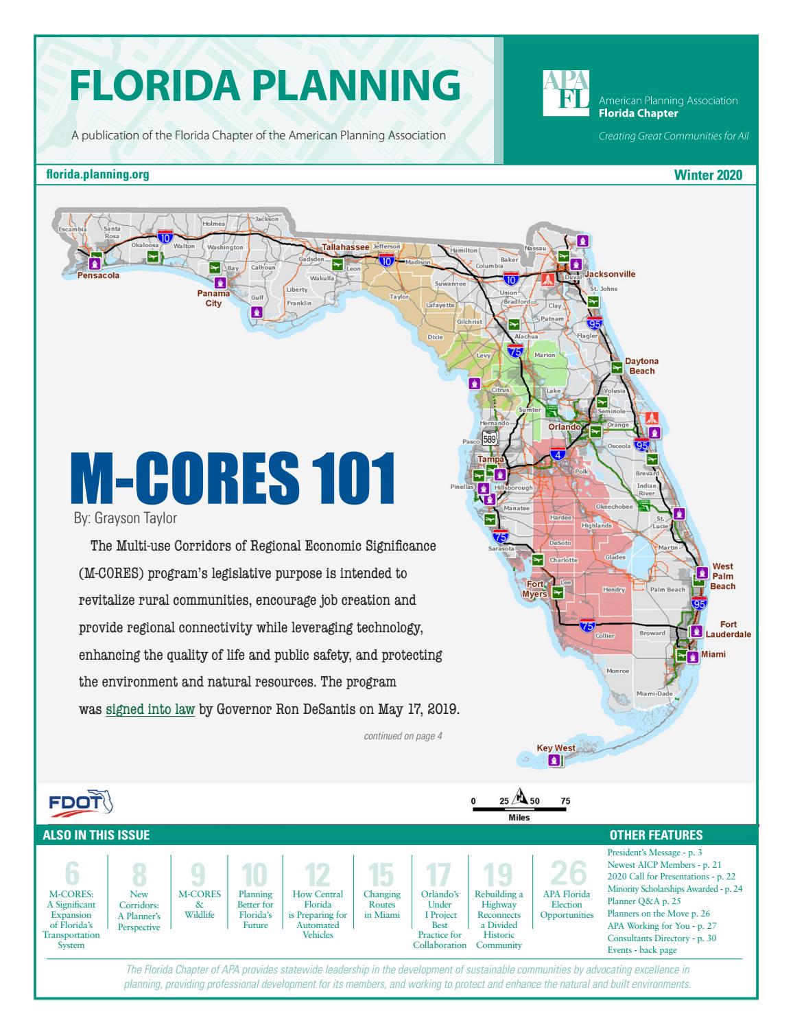 Winter 2020 The Changing Face of Transportation in Florida Florida