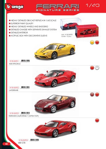 灯饰目录 Bburago Ferrari 2020 第 10 页