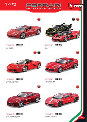 灯饰目录 Bburago Ferrari 2020 第 11 页