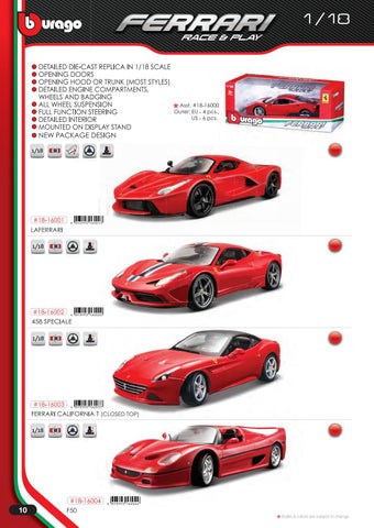 灯饰目录 Bburago Ferrari 2020 第 12 页