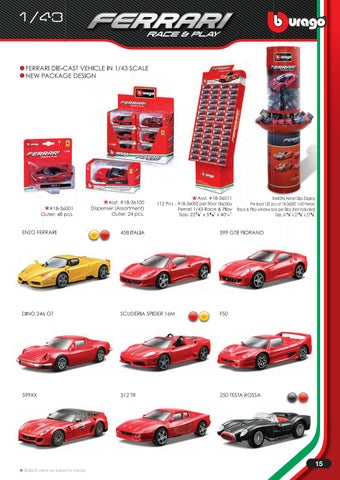 灯饰目录 Bburago Ferrari 2020 第 17 页