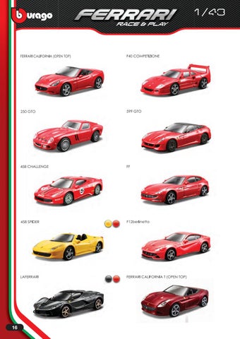 灯饰目录 Bburago Ferrari 2020 第 18 页