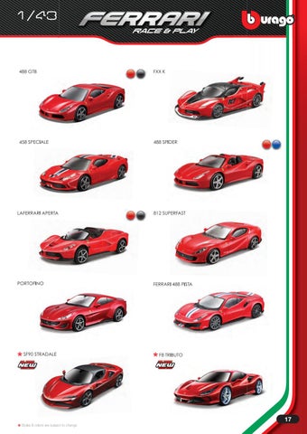 灯饰目录 Bburago Ferrari 2020 第 19 页