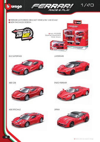 灯饰目录 Bburago Ferrari 2020 第 20 页