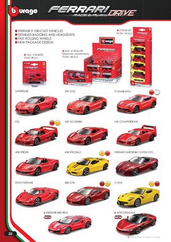 灯饰目录 Bburago Ferrari 2020 第 24 页