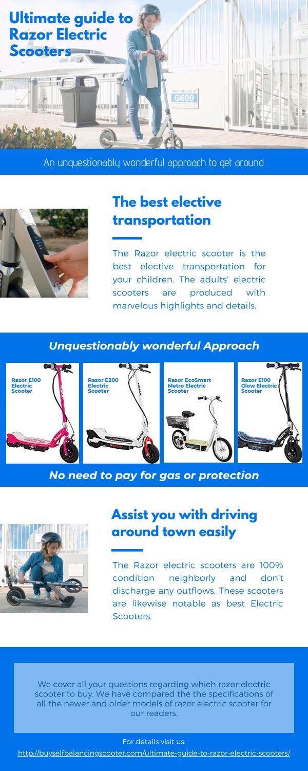 Ultimate guide to Razor Electric Scooters by conclubiltz - Issuu