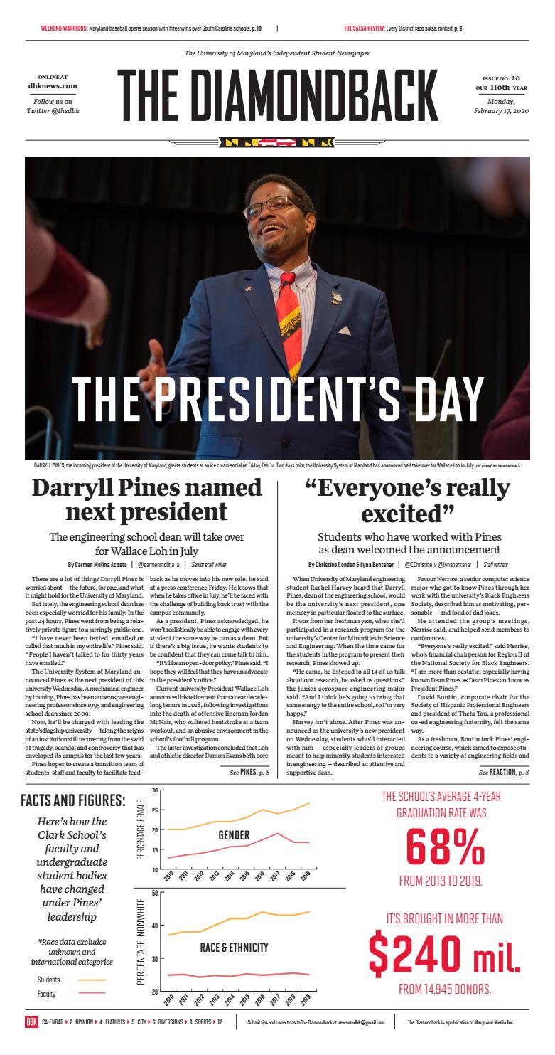 The Diamondback, February 17, 2020 by The Diamondback - Issuu