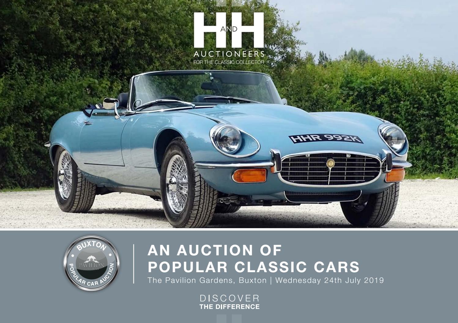 H&H Buxton Auction of Popular Classic Cars by handhclassics Issuu