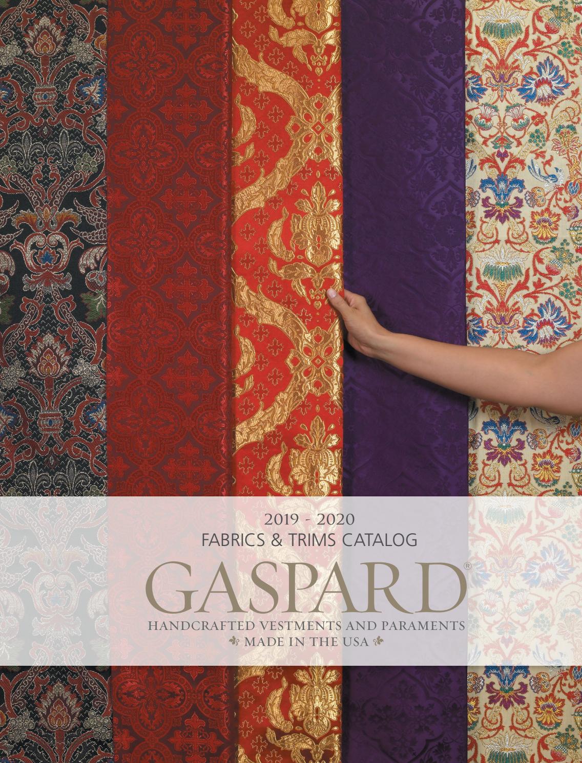 2019 2020 Gaspard Annual Fabrics & Trims Catalog by gaspardinc Issuu
